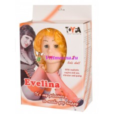 Кукла Эвелина  (вагина+вибратор+насос)